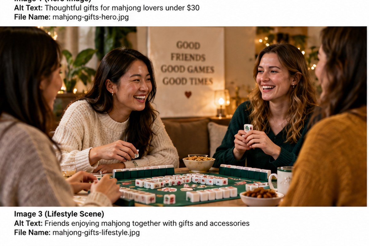 Mahjong game night lifestyle